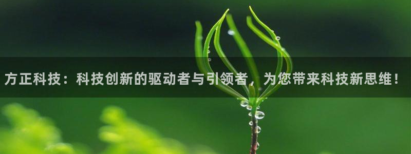 方正科技：科技创新的驱动者与引领者，为您带来科技新思维！