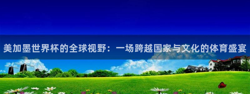 美加墨世界杯的全球视野：一场跨越国家与文化的体育盛宴