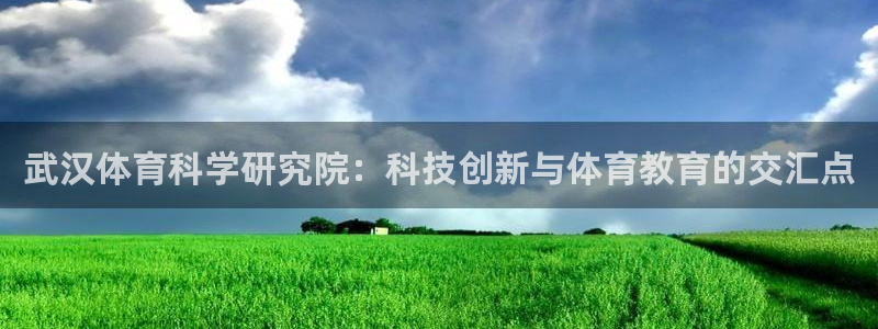 武汉体育科学研究院：科技创新与体育教育的交汇点